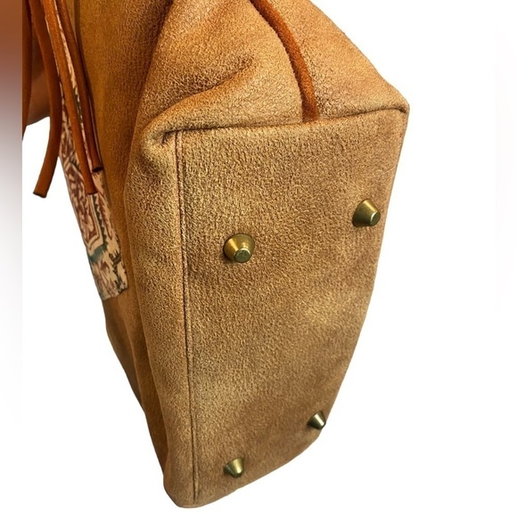 Atenti Boho Southwest Inspired Zippered Hangbag USA Made - Picture 7 of 12